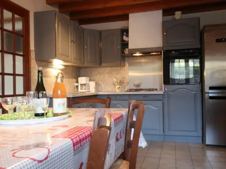 Gîte 6 pers. près plage Flamanville, cheminée, animaux : photo 2