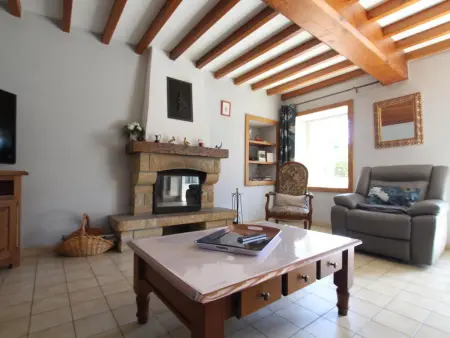 Gîte 6 pers. près plage Flamanville, cheminée, animaux : photo 6