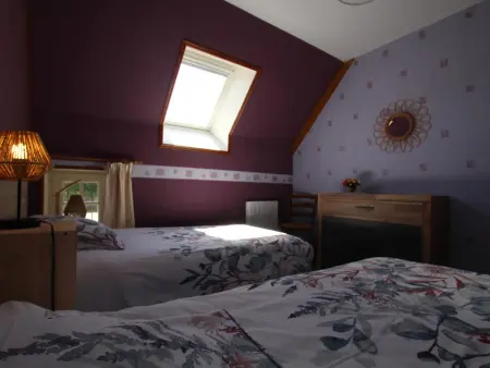 Gîte 6 pers. près plage Flamanville, cheminée, animaux : photo 10