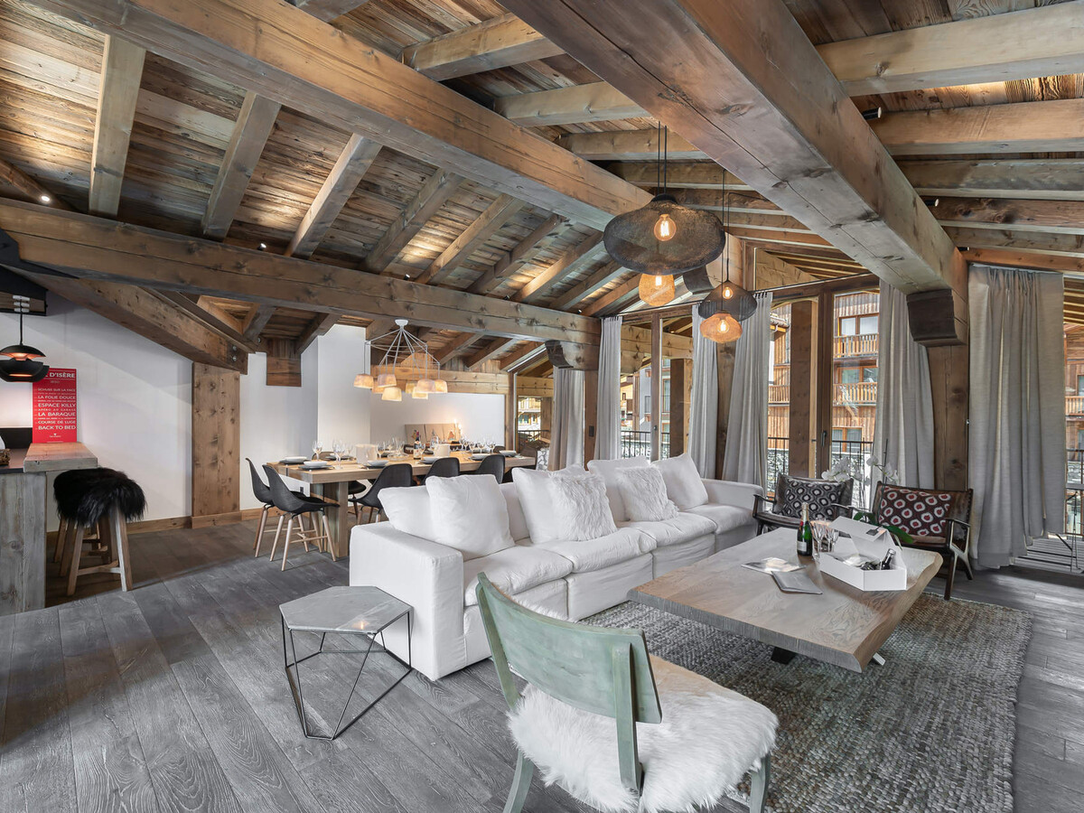 Duplex 4 chambres, parking couvert et WiFi à Val-d'Isère - Photo 1