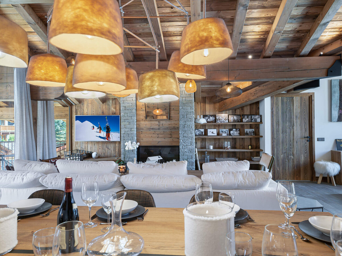 Duplex 4 chambres, parking couvert et WiFi à Val-d'Isère - Photo 4