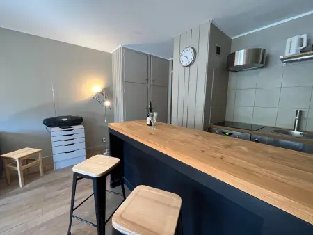 Location appartement à Pra Loup, Studio lumineux à Pra-Loup avec parking privé, proche des pistes