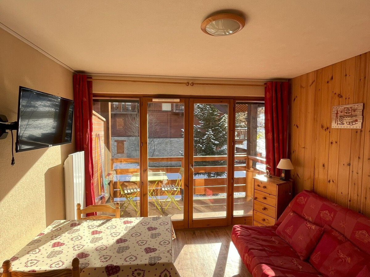 Studio cabine 4 pers. Sud avec balcon à Valloire - Photo 2