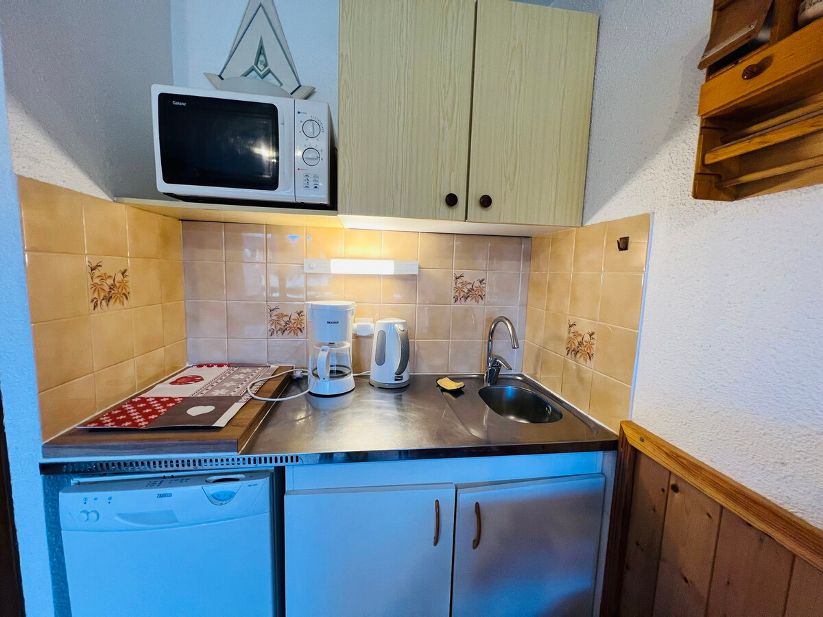 Studio cabine 4 pers aux Saisies, balcon sud - Photo 7