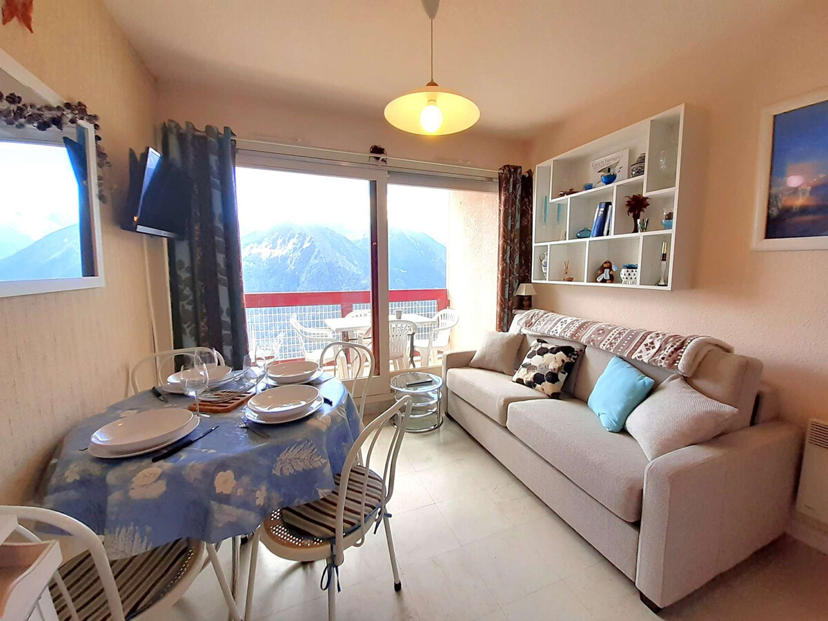 Studio 4 couchages balcon sud à Saint-Lary-Soulan - Photo 1