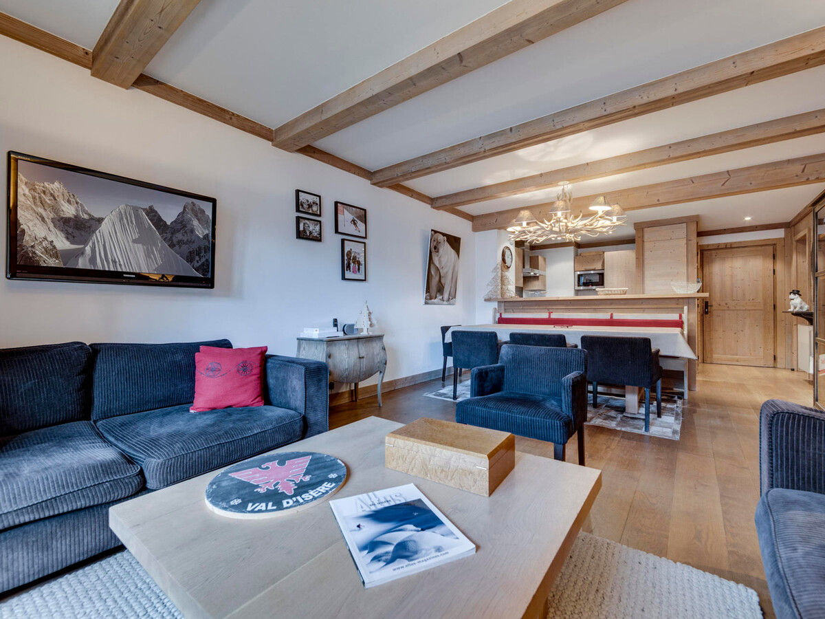 Appartement 85m² centre Val-d'Isère : 6 pers, parking - Photo 4