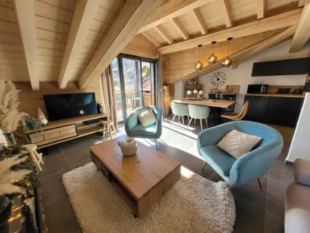 Location appartement à Les Gets, Séjour cocooning aux Gets, 3 chambres, parking inclus