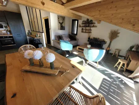 Le Refuge : Appartement 3★ cocooning aux Gets, 6 pers. : photo 3