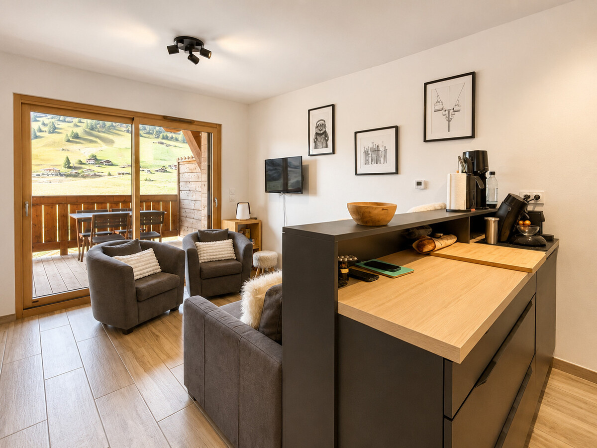 Appartement duplex Notre-Dame-de-Bellecombe, vue Mont Charvin - Photo 3