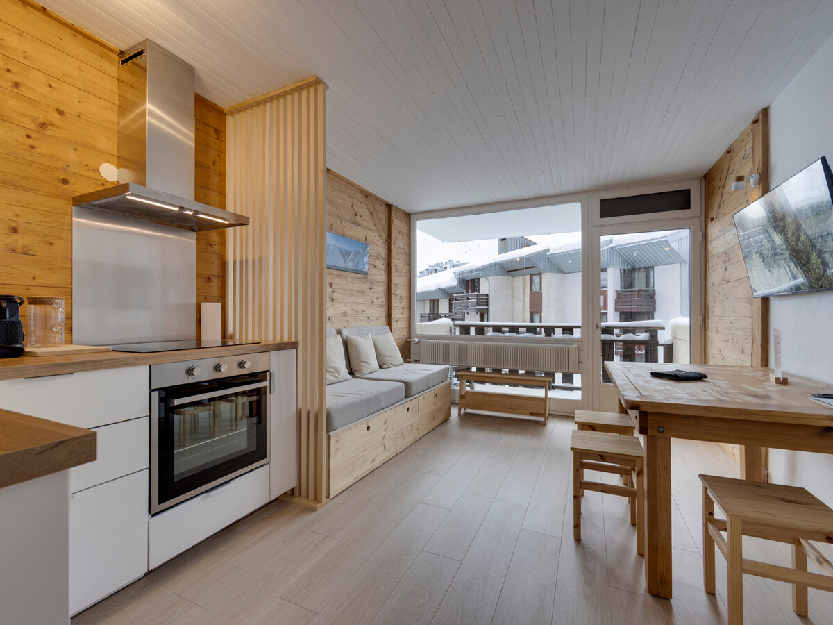 Appartement 4 pers. Lavachet Tignes, 3e étage + balcon - Photo 3