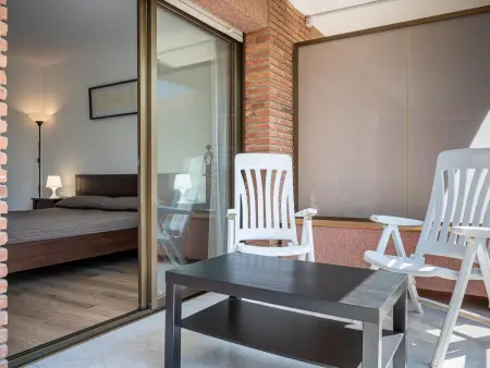 Duplex 8 pers, 4 chambres, plage directe à Torredembarra : photo 20