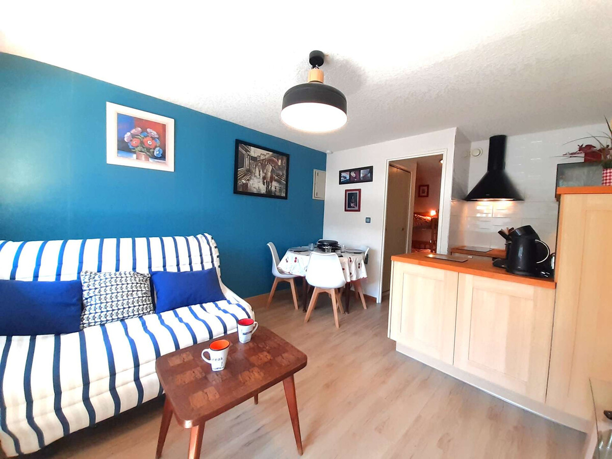 Studio cosy 4 pers, balcon, ascenseur, garage, Saint-Lary-Soulan - Photo 1