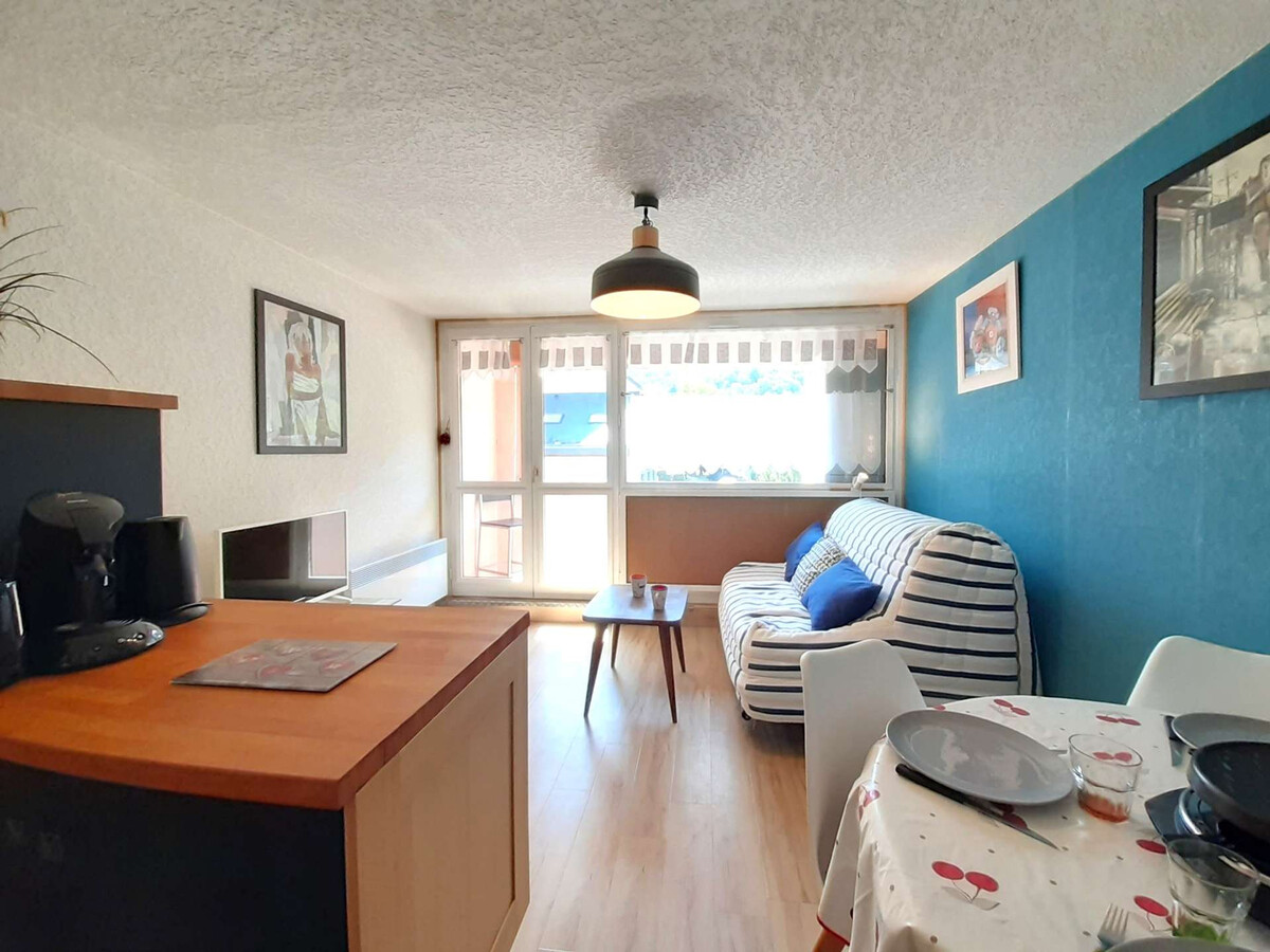 Studio cosy 4 pers, balcon, ascenseur, garage, Saint-Lary-Soulan - Photo 4
