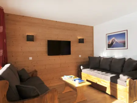 Location appartement à Belle Plagne, Appartement rénové skis aux pieds, parfait pour 6 pers.