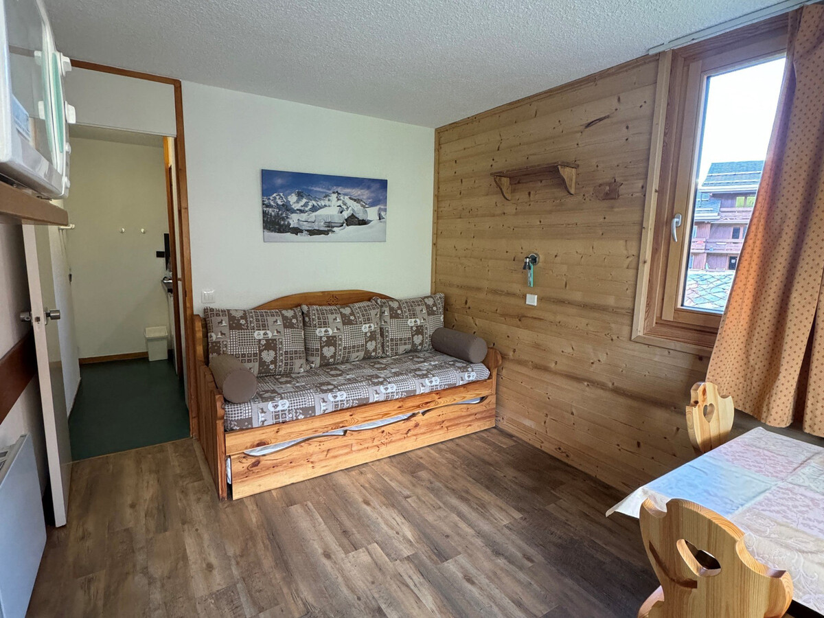 Studio 17 m² skis aux pieds, balcon vue pistes - Photo 1