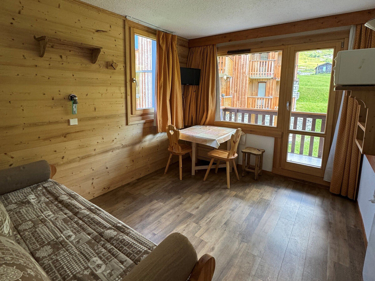 Studio 17 m² skis aux pieds, balcon vue pistes - Photo 2