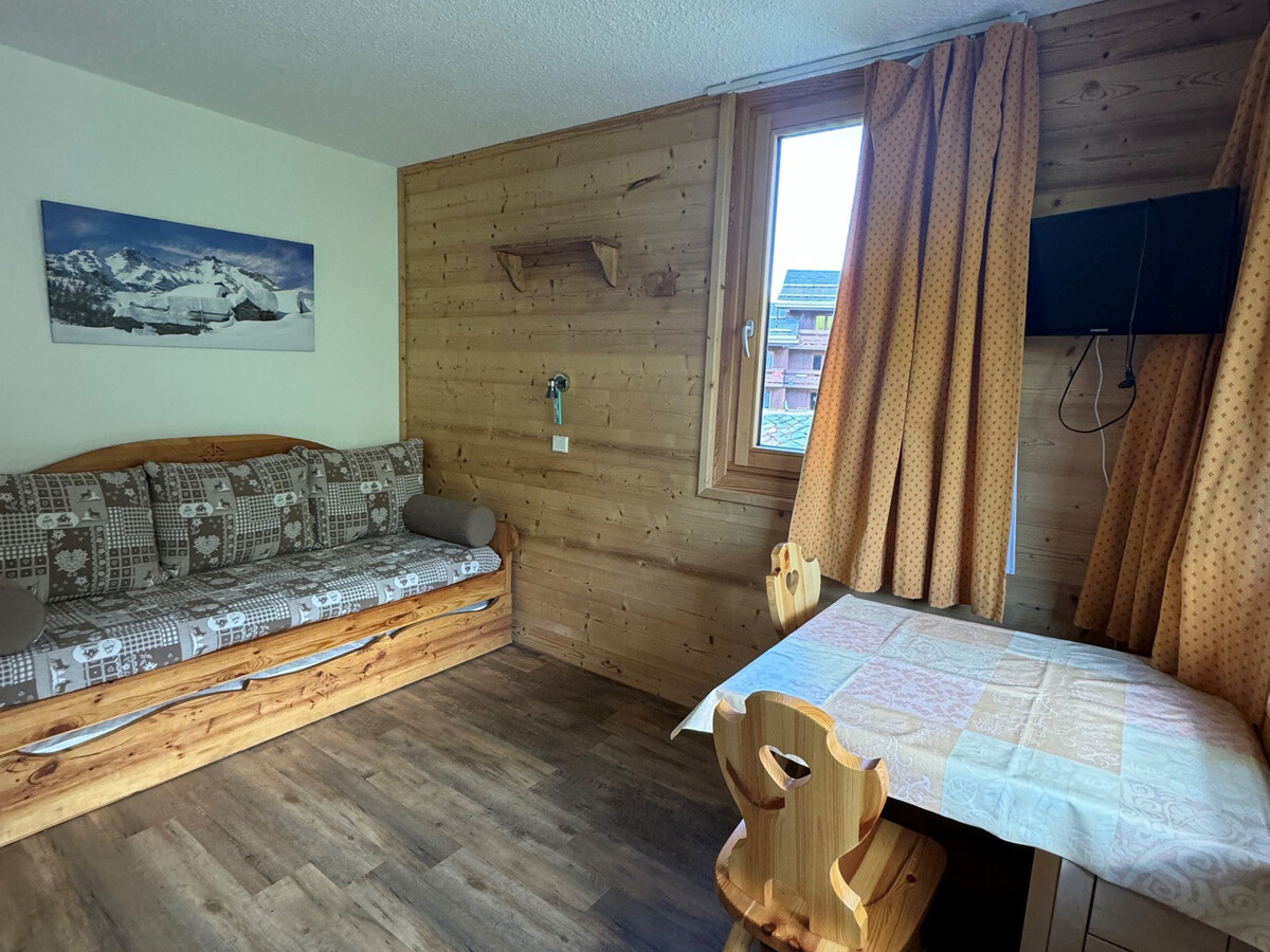 Studio 17 m² skis aux pieds, balcon vue pistes - Photo 3
