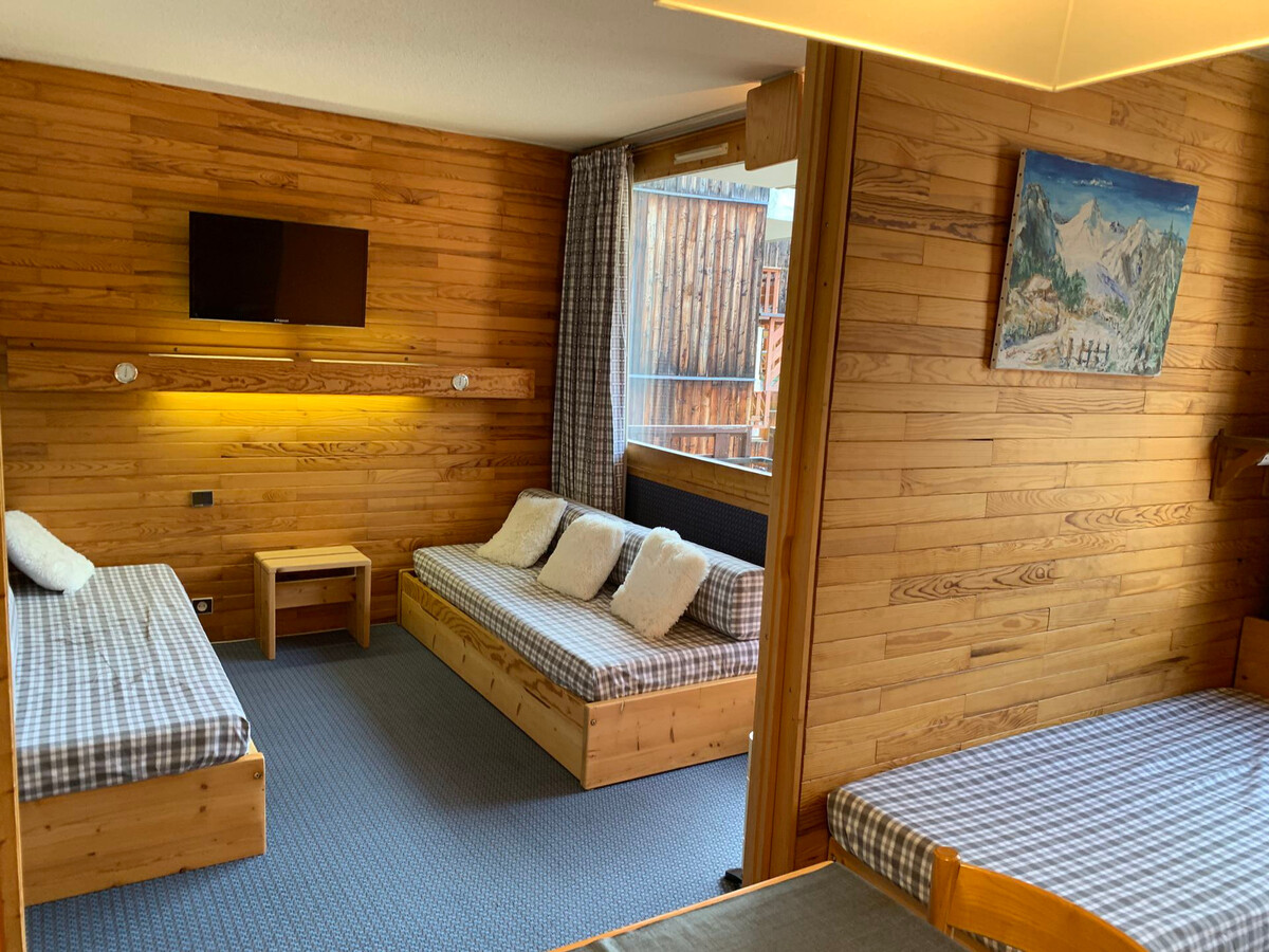 Studio 28m² divisible 4 pers. · Balcon vue piste - Photo 1