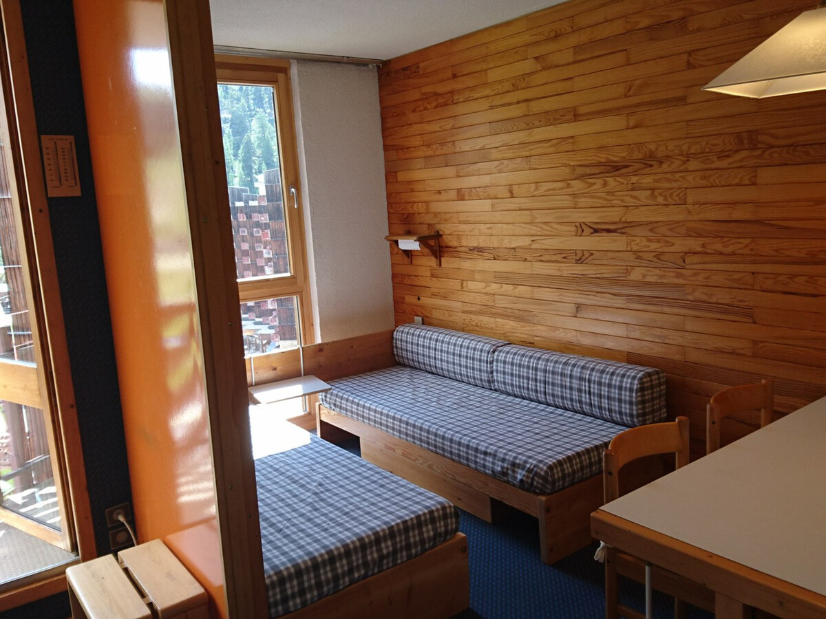 Studio 28m² divisible 4 pers. · Balcon vue piste - Photo 3