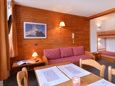 Studio ski aux pieds, 22 m² pour 4, Plagne Bellecôte : photo 2