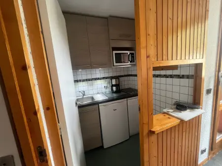 Studio ski aux pieds, 22 m² pour 4, Plagne Bellecôte : photo 7