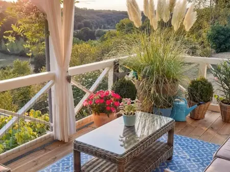 Maison avec piscine privée et véranda vue vallée à Villefranche-du-Périgord : photo 21