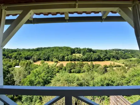 Maison avec piscine privée et véranda vue vallée à Villefranche-du-Périgord : photo 30