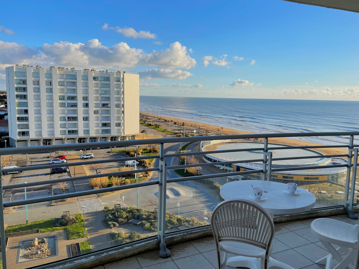 Studio 7e étage, vue mer 180°, à 50m de la plage - Photo 1