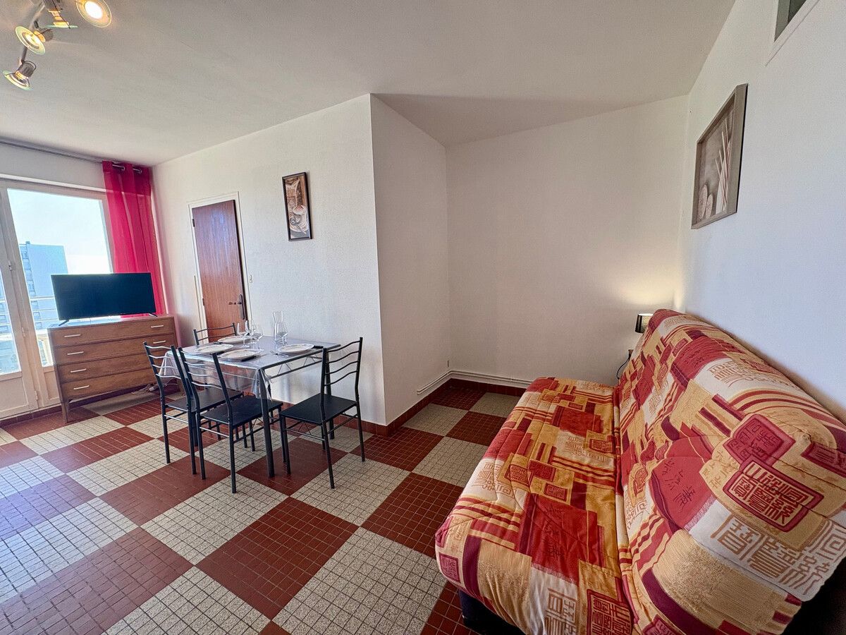 Studio 7e étage, vue mer 180°, à 50m de la plage - Photo 13