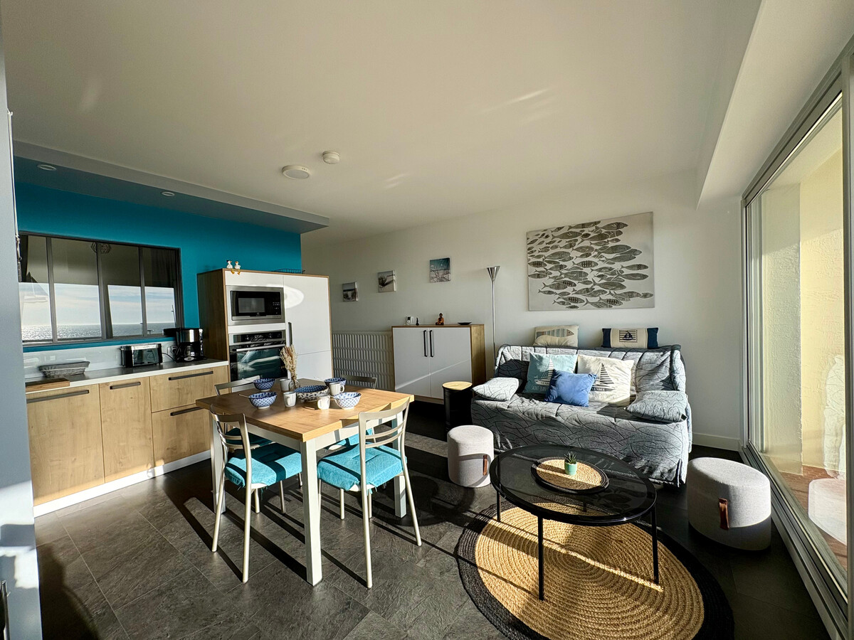 Stella, appartement vue mer avec terrasse à Saint-Hilaire - Photo 15