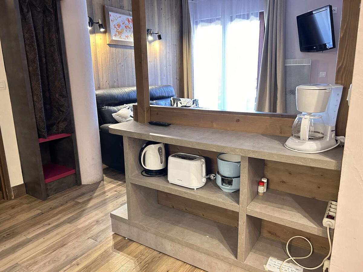 Appartement 2P cabine Risoul 1850, piscine et sauna - Photo 6