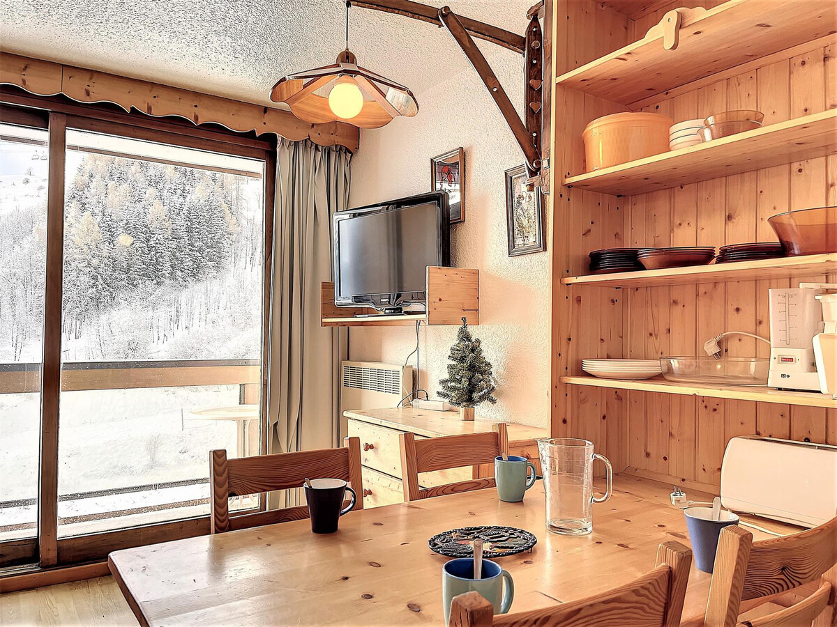 Studio 22m² aux pieds des pistes, balcon sud - Photo 4