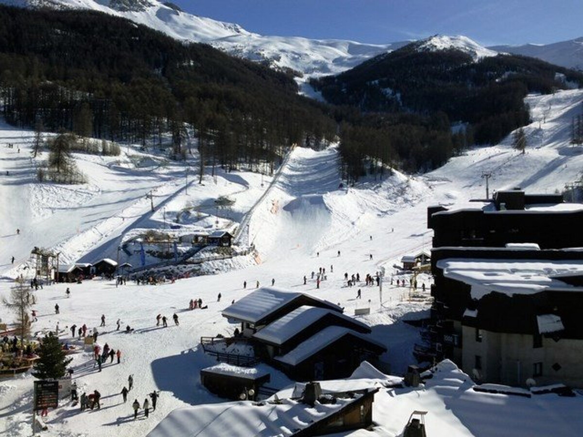 Studio 4 pers aux Orres, balcon face aux pistes - Photo 8