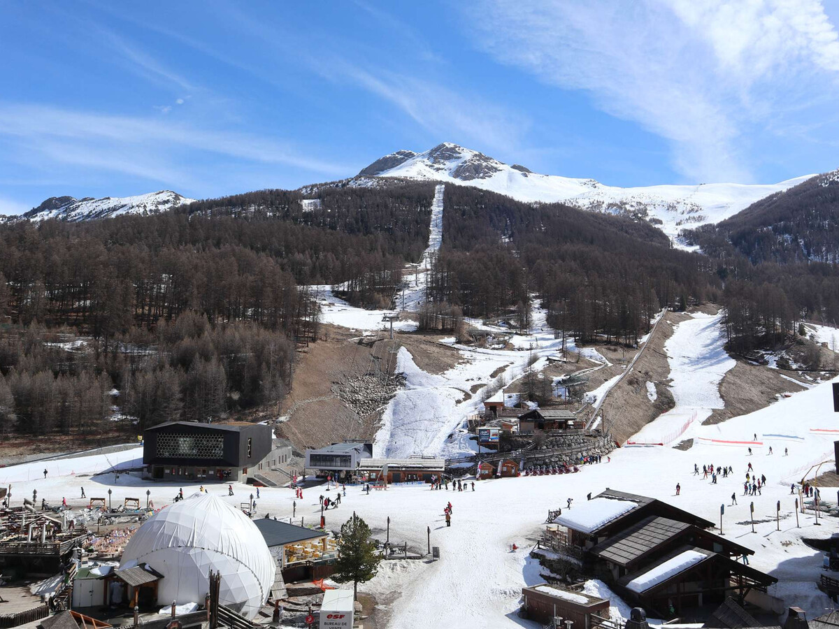 Studio 4 pers. aux Orres, accès direct pistes et balcon sud - Photo 8