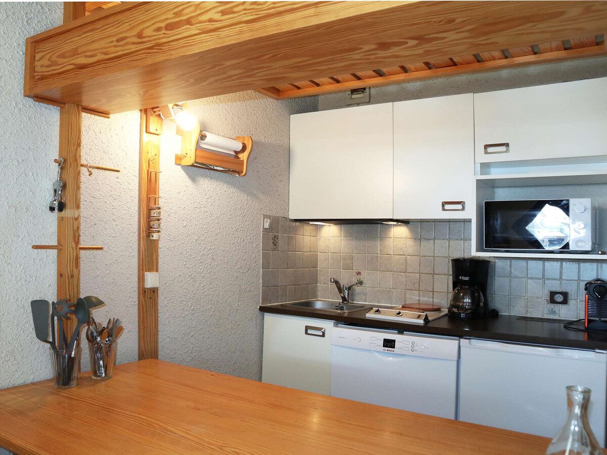 Studio 6 pers avec balcon vue pistes aux Orres 1650 - Photo 3