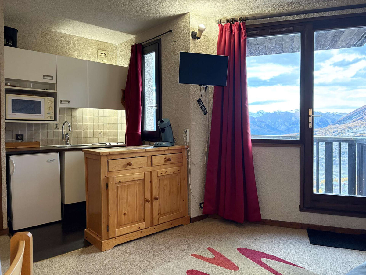 Studio 4 pers aux Orres, pied des pistes - Photo 2