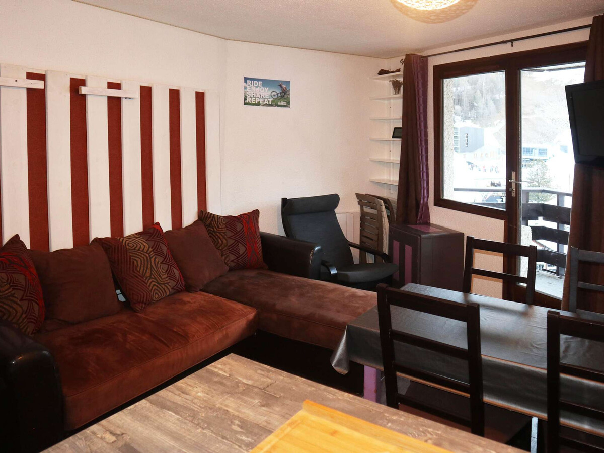 Studio 4 pers aux Orres avec balcon vue pistes - Photo 2