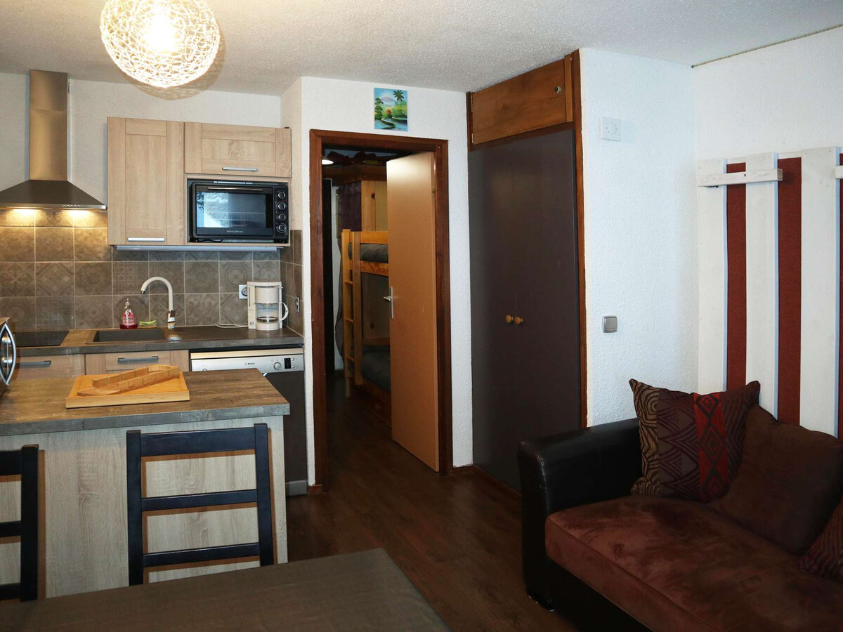 Studio 4 pers aux Orres avec balcon vue pistes - Photo 4