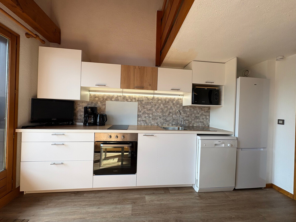Appart 6 pers, balcon sud vue pistes, Les Saisies - Photo 4
