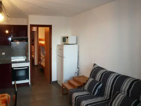 Studio 6 personnes avec balcon sud aux Orres, à 100 m des pistes : photo 2