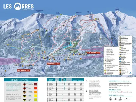 Studio 6 personnes avec balcon sud aux Orres, à 100 m des pistes : photo 11