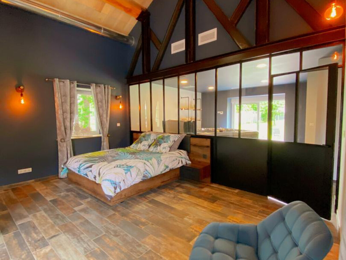 Loft industriel Spa, Sauna, Hammam – Marigny-Marmande - Photo 11