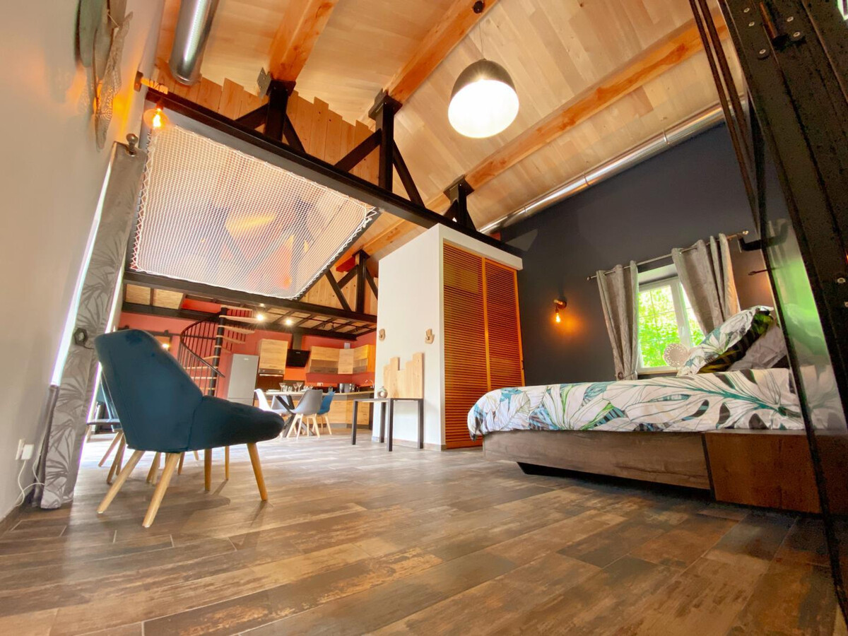 Loft industriel Spa, Sauna, Hammam – Marigny-Marmande - Photo 12