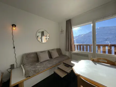 Appartement 4 pers avec balcon Sud-Ouest, casier à skis : photo 3