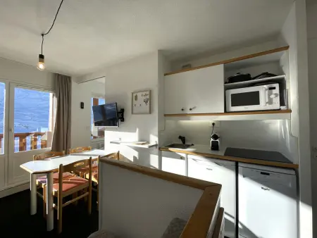 Appartement 4 pers avec balcon Sud-Ouest, casier à skis : photo 4