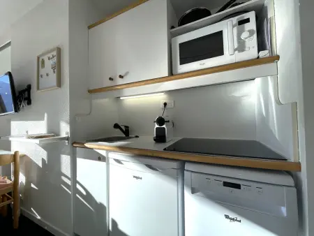 Appartement 4 pers avec balcon Sud-Ouest, casier à skis : photo 5