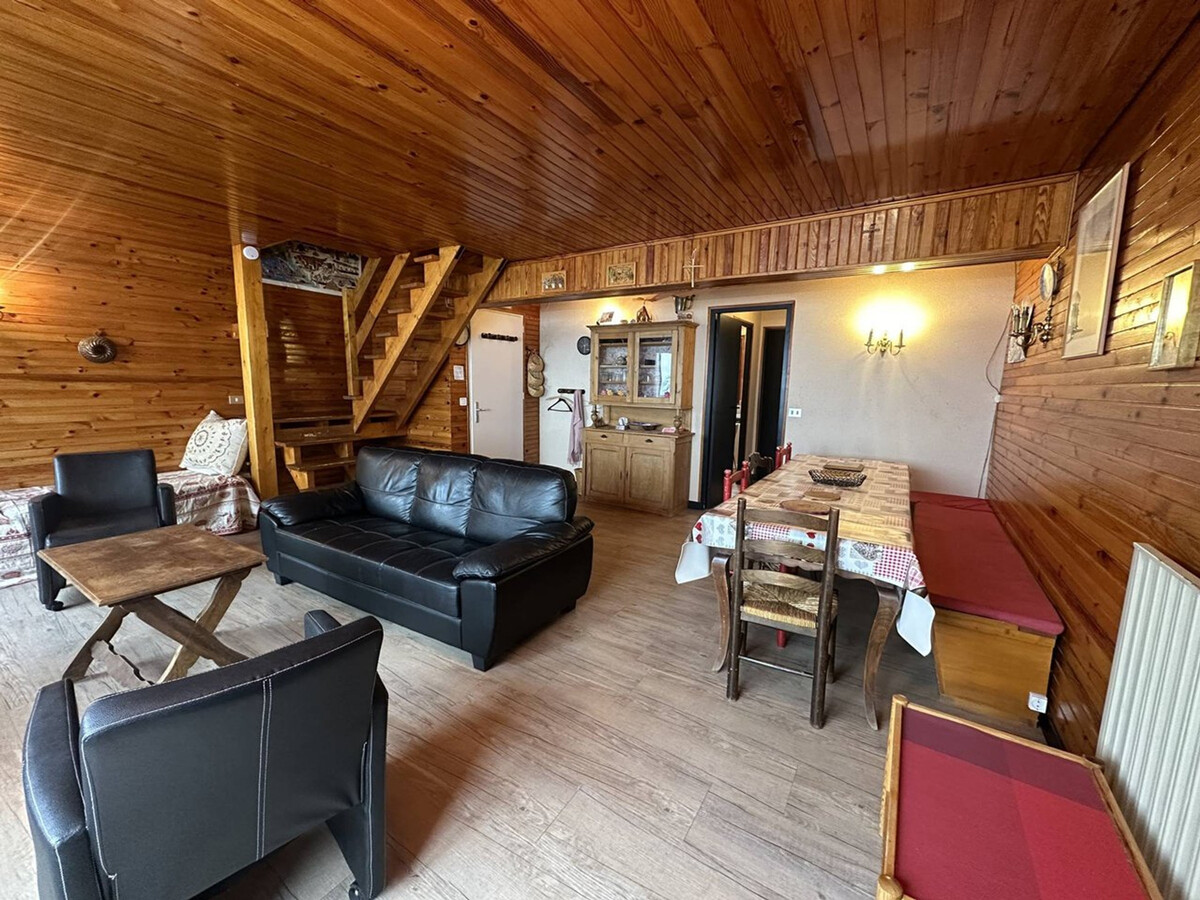 Duplex 100m² 9 personnes, centre Les Carroz, balcon sud - Photo 1