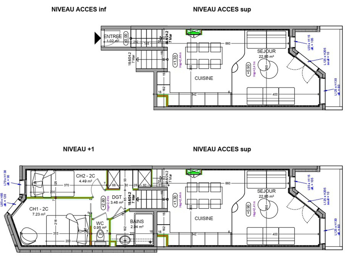 T3 rénové 2023 à Avoriaz, balcon et casier à ski - Photo 13