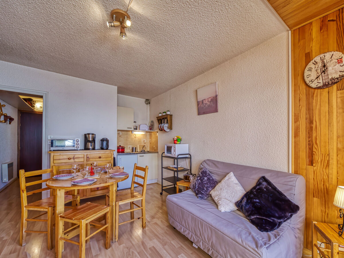 Studio Ariane avec balcon sud et vue pistes - Photo 2