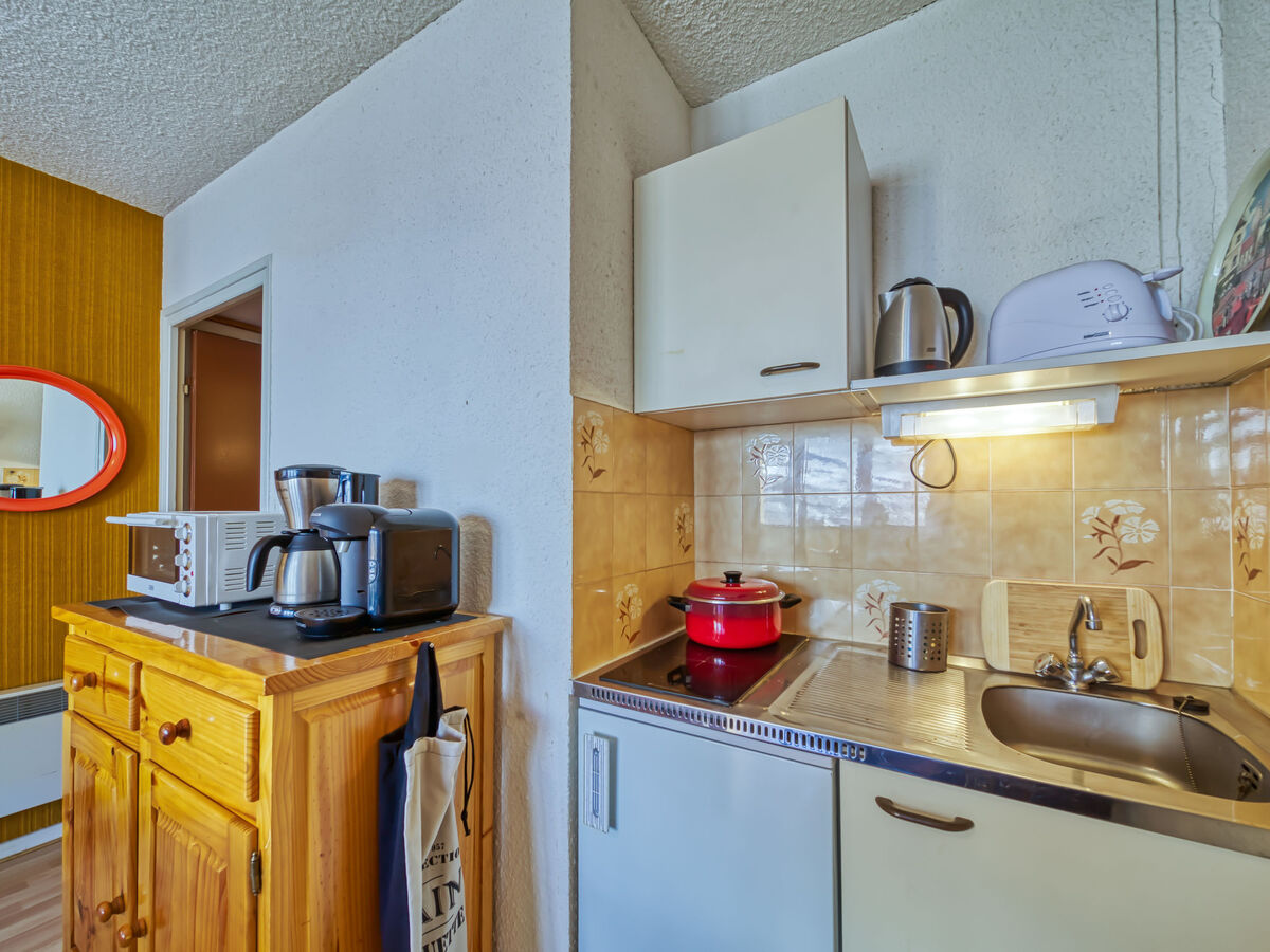 Studio Ariane avec balcon sud et vue pistes - Photo 4
